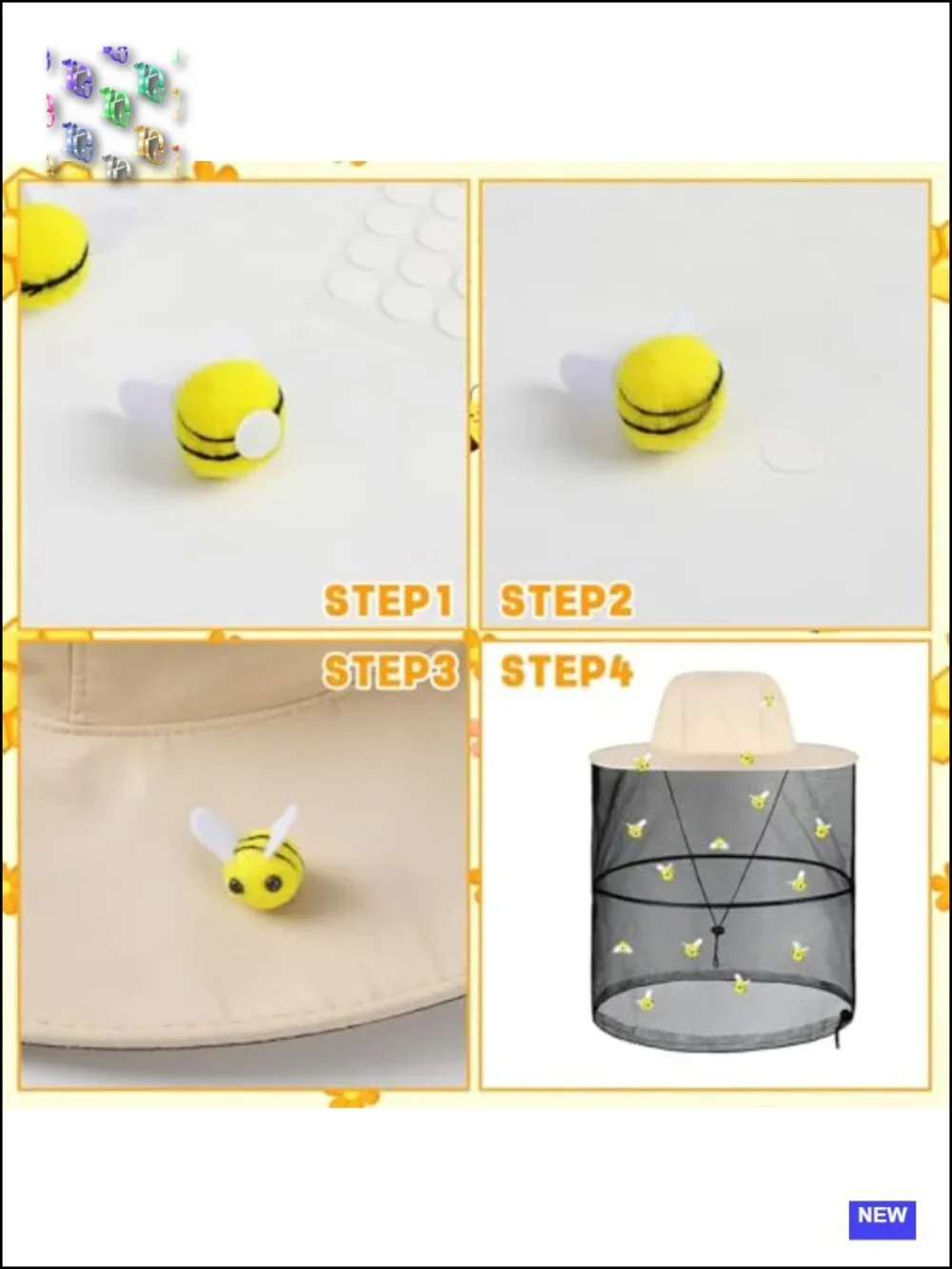 Adult Beekeeper Halloween Costume Set with Hat Gloves Accessories